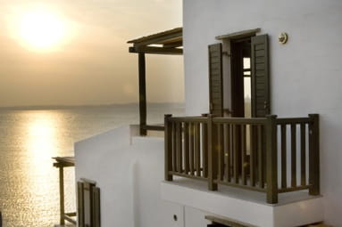 Seven two-storey furnished houses for rent at a complex of houses across the sea in Gialiskary, Kea island, Cyclades