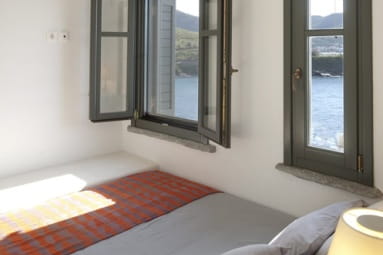 Seven two-storey furnished houses for rent at a complex of houses across the sea in Gialiskary, Kea island, Cyclades