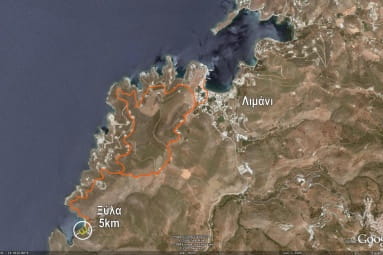 1 room luxury studio for rent, in Xyla beach, Kea island, Cyclades