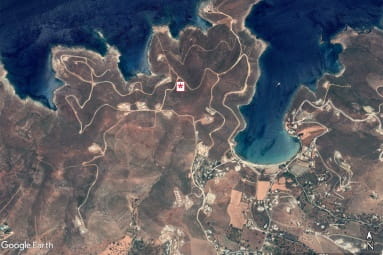 Independent plot for sale at Akrotiri, Otzias, Kea island, Cyclades